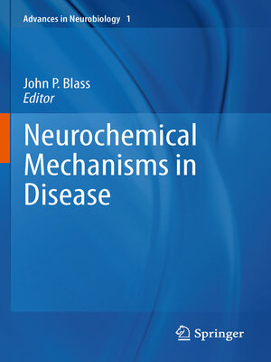 cover image of Neurochemical Mechanisms in Disease